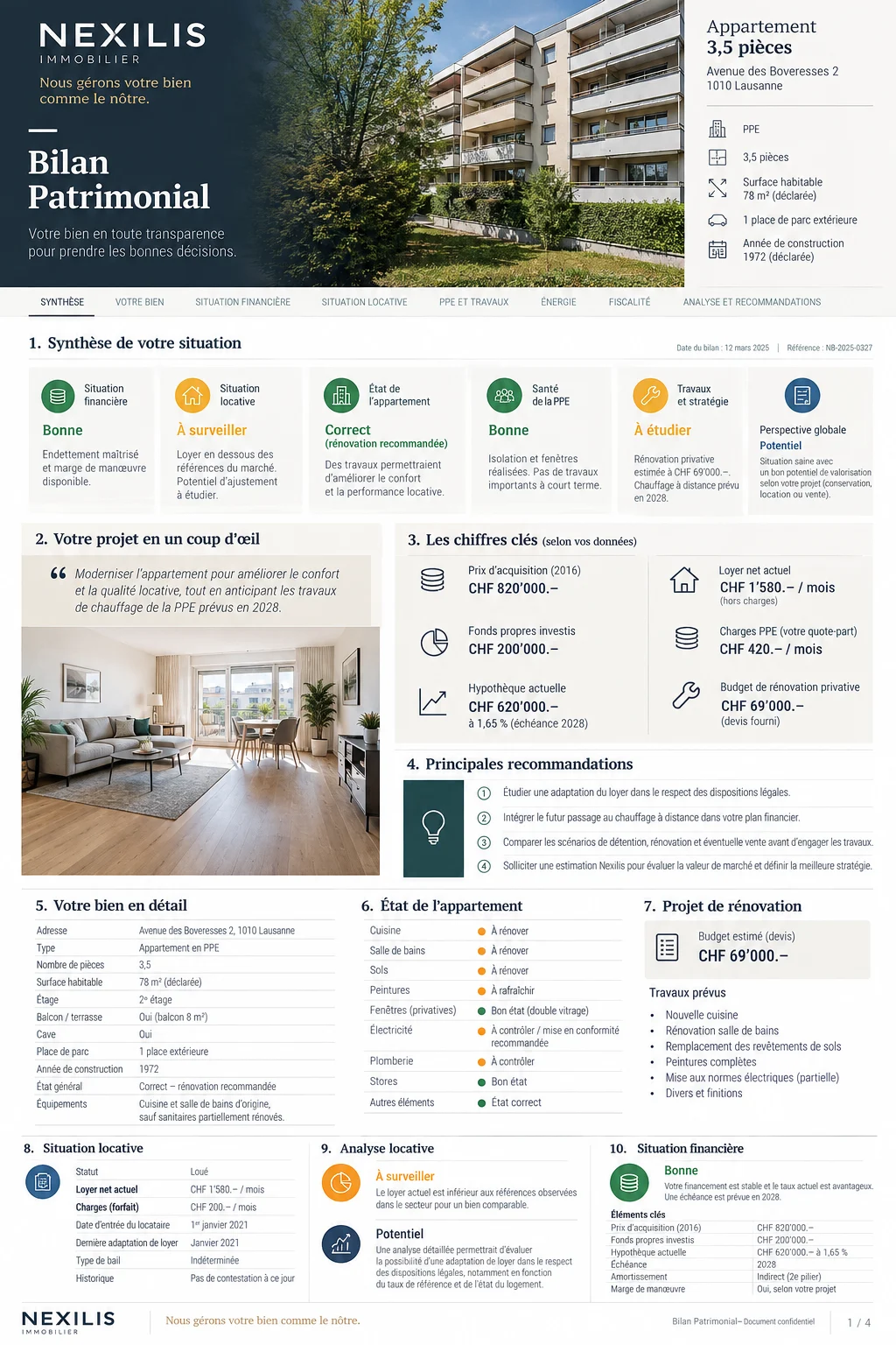Bilan patrimonial par Nexilis