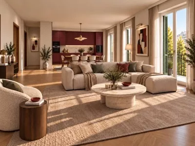 Spacieux 2.5 piÃ¨ces avec grande balcon (lot 4)