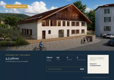 Appartement 4.5 pièces sous combles â Vue imprenable sur le Lac de Neuchâtel