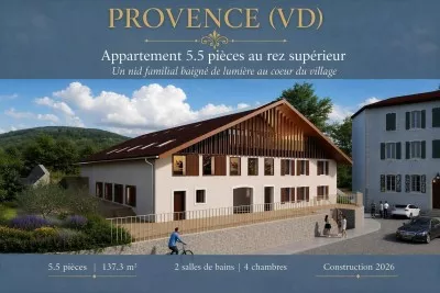 Appartement 5.5 piÃ¨ces au rez supÃ©rieur â Un nid familial baignÃ© de lumiÃ¨re au cÅur du village