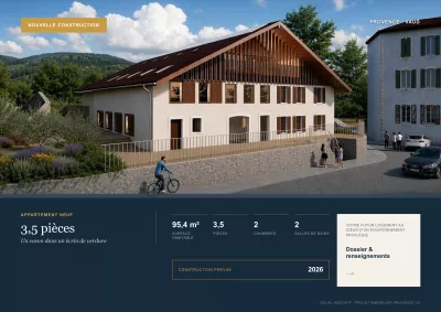 Appartement 3.5 pièces â Un cocon dans un écrin de verdure